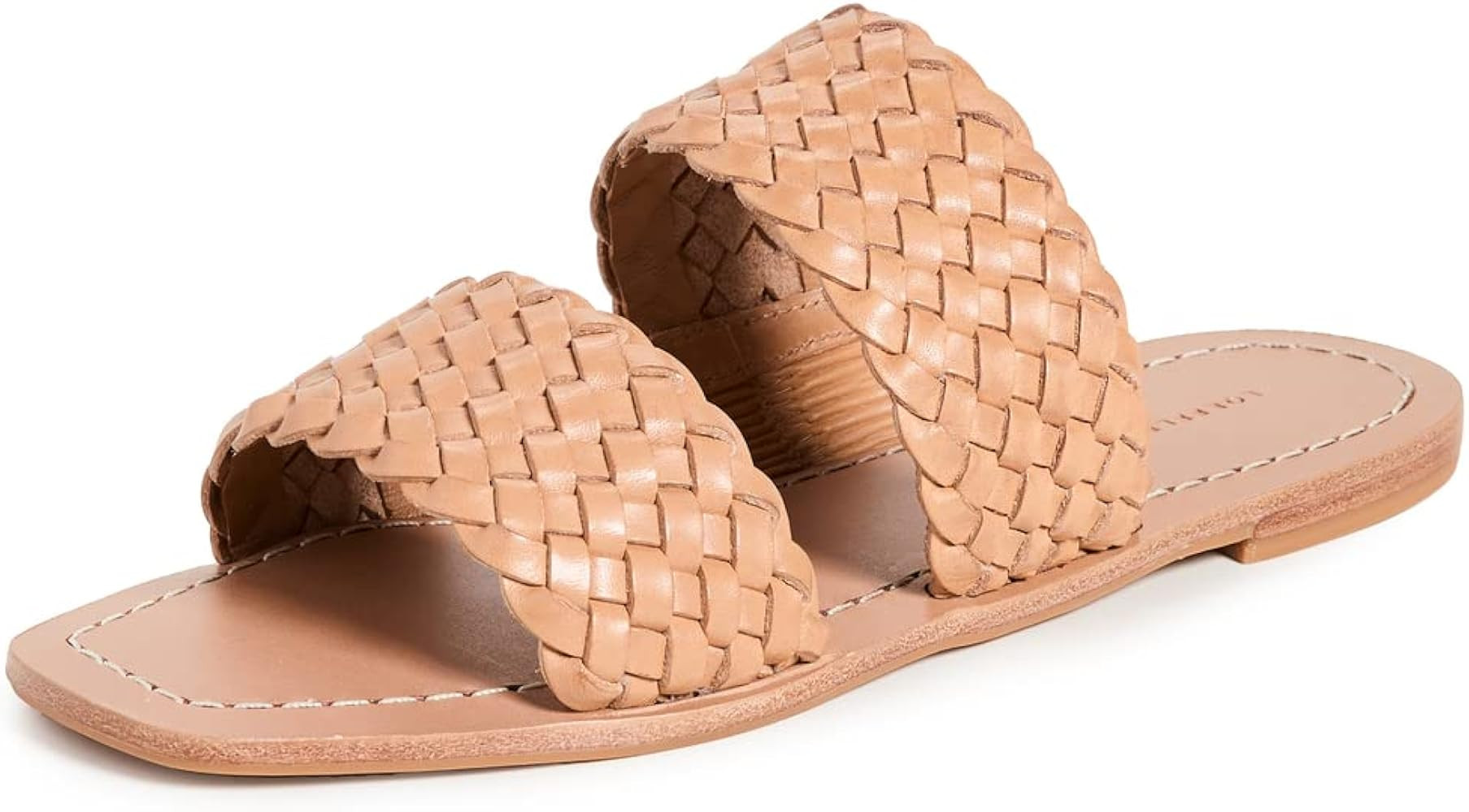 Loeffler Randall Women's Two Band Woven Flat Sandals | Amazon (US)