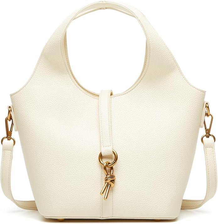 Women Bucket Bag PU Leather Hobo Bag Fashion Shoulder Crossbody Vintage Tote Small Handabg Purse | Amazon (US)