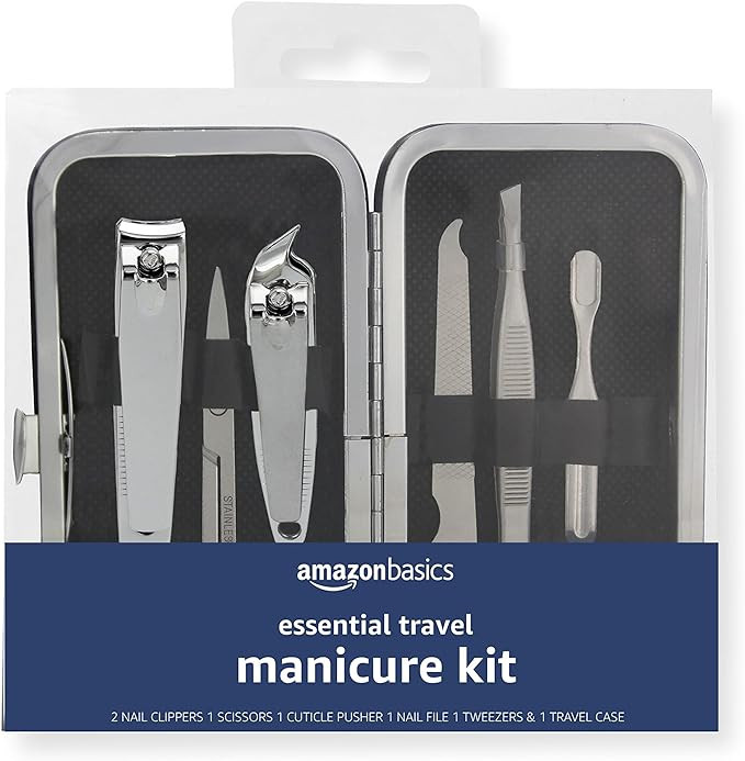 Amazon Basics 6-Piece Essential Travel Manicure Kit | Amazon (US)