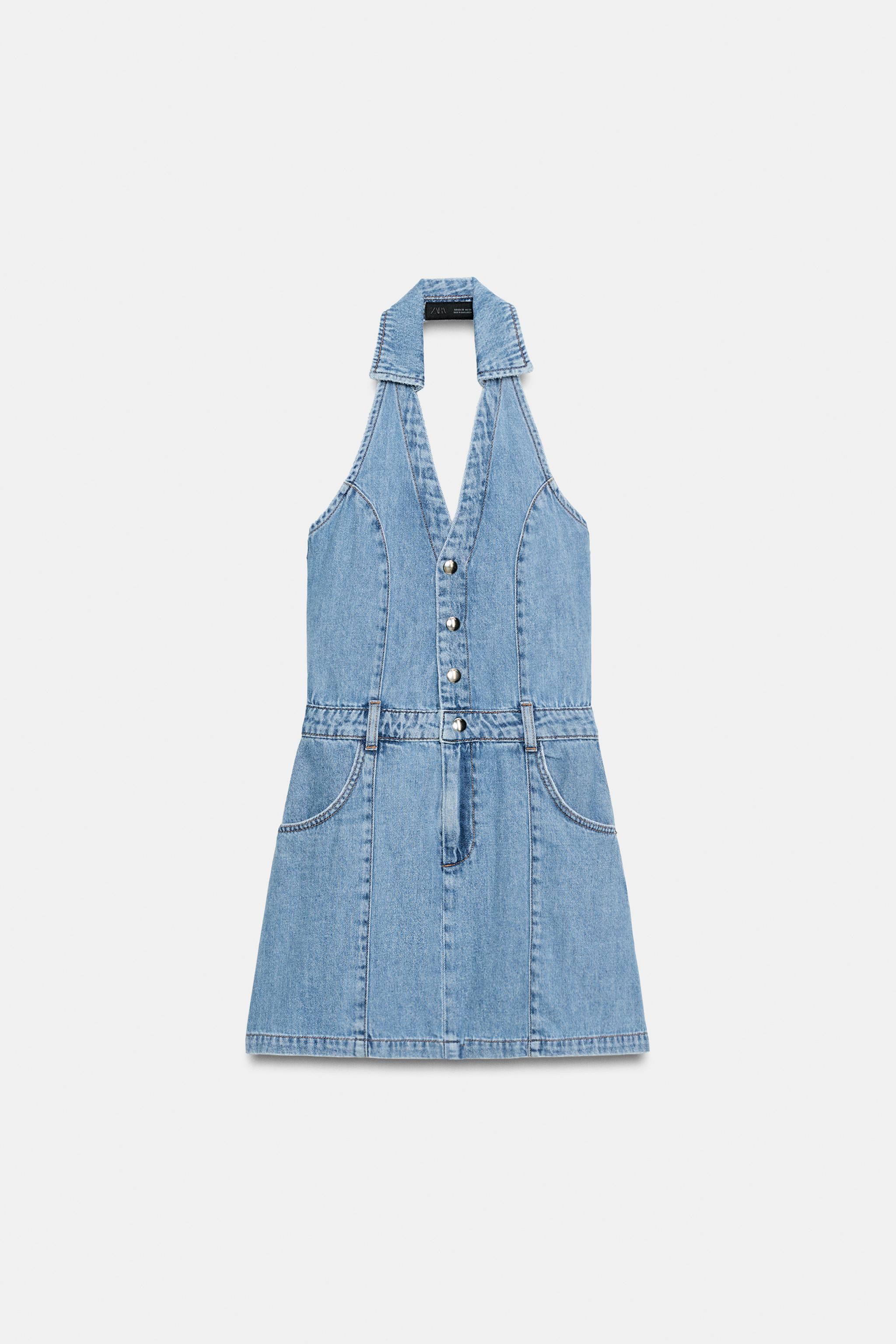 Z1975 HALTER MINI DRESS | Zara UK