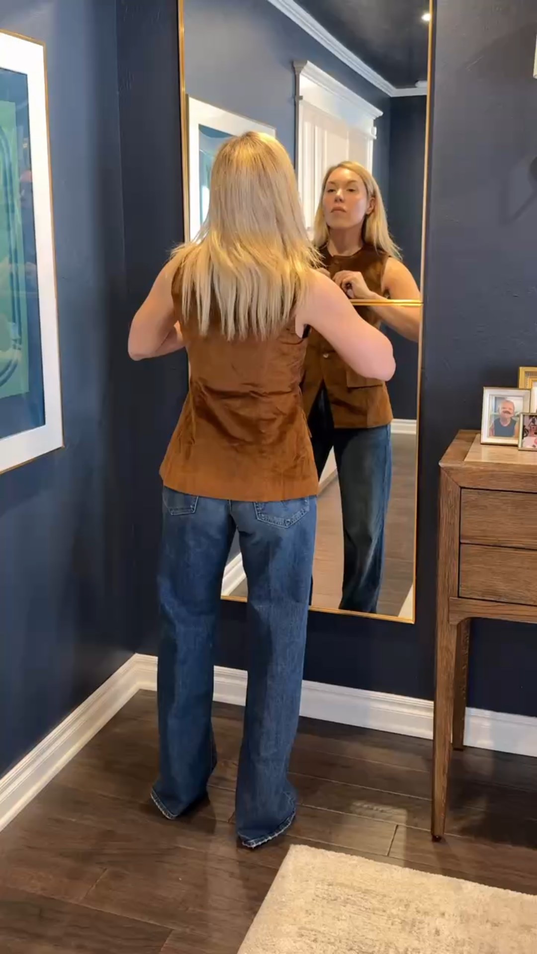 This cord vest is so cute!! Jeans fit TTS
#ltkitbag#LTKItBag #LTKStyleTip

#LTKFindsUnder100