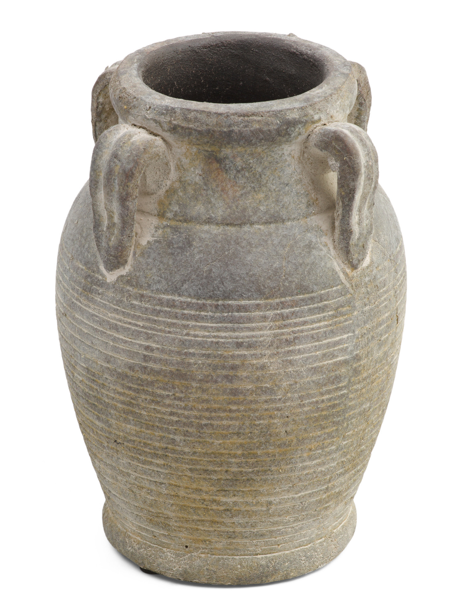 8in Terracotta Distressed Vase With Handles | Marshalls