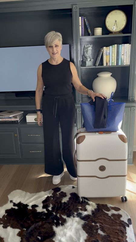 Travel in style and comfort with Spanx Air essentials. Today, I’m on a short flight so chose the jumpsuit and matching cocoon cardigan.

#LTKtravel #LTKSeasonal #LTKFind