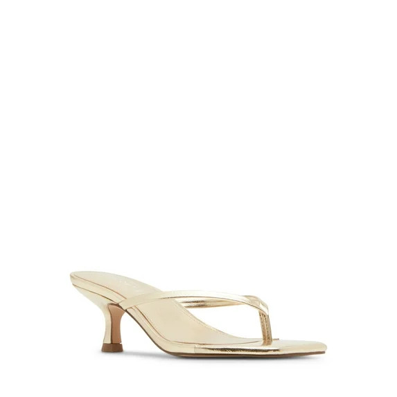 Madden Girl Women's Charlene Thong 2 inch Kitten Heel Sandal | Walmart (US)