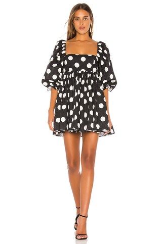 Selkie The Puff Dress in Polka Print from Revolve.com | Revolve Clothing (Global)