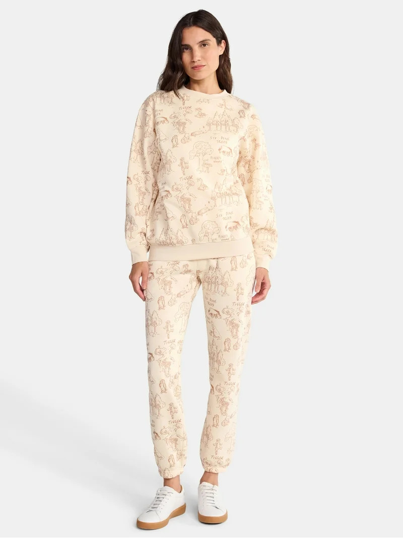 Winnie the Pooh Women's Graphic Fleece Joggers, Sizes XXS-XXL | Walmart (US)