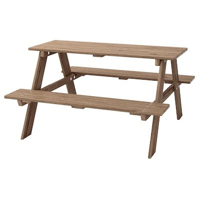 RESÖ Children's picnic table - gray-brown stained gray-brown - IKEA | IKEA (DE)