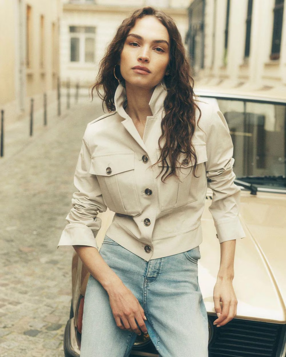 Cropped Utility Jacket | White House Black Market