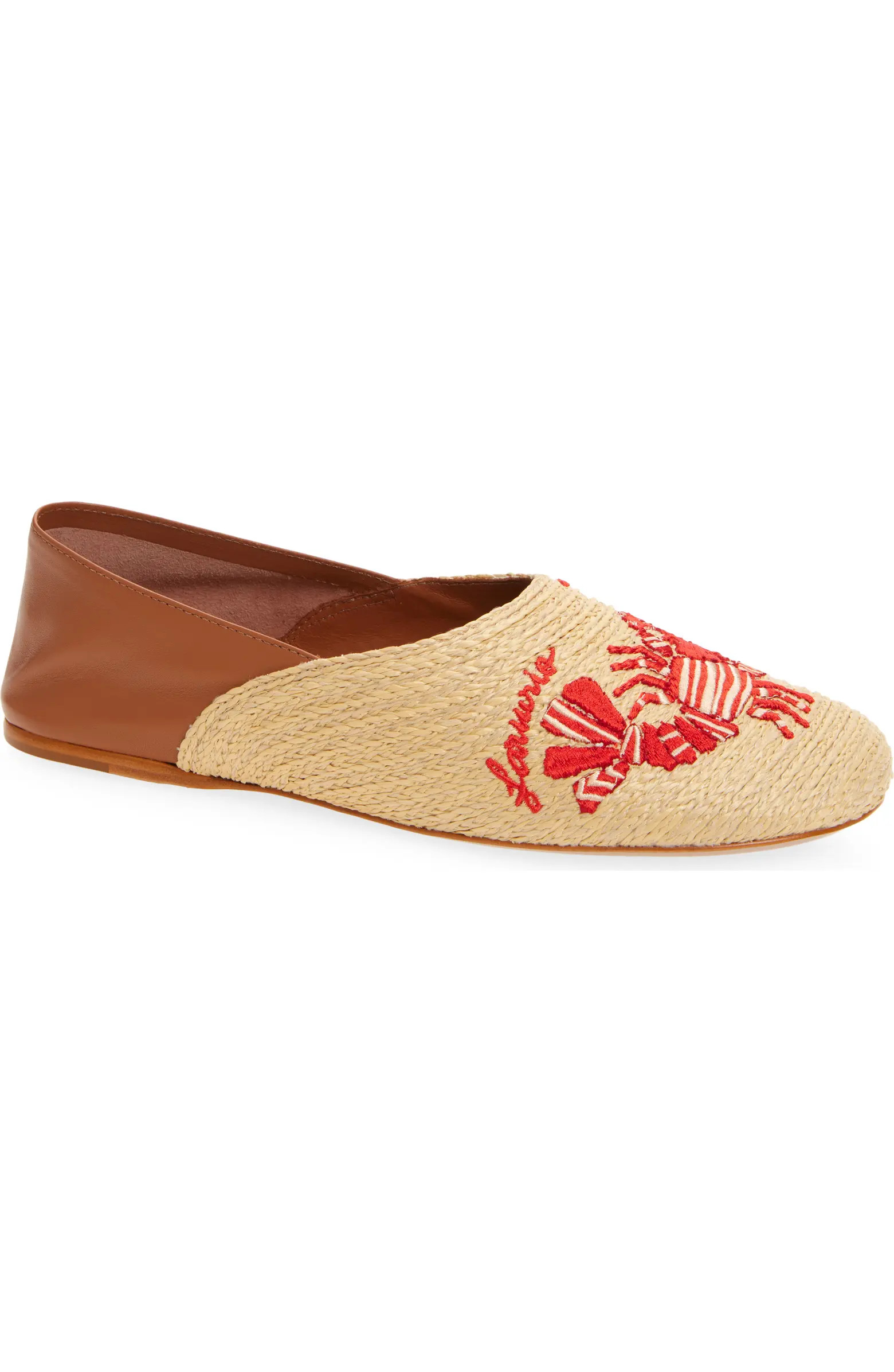 Raffia Flat (Women) | Nordstrom