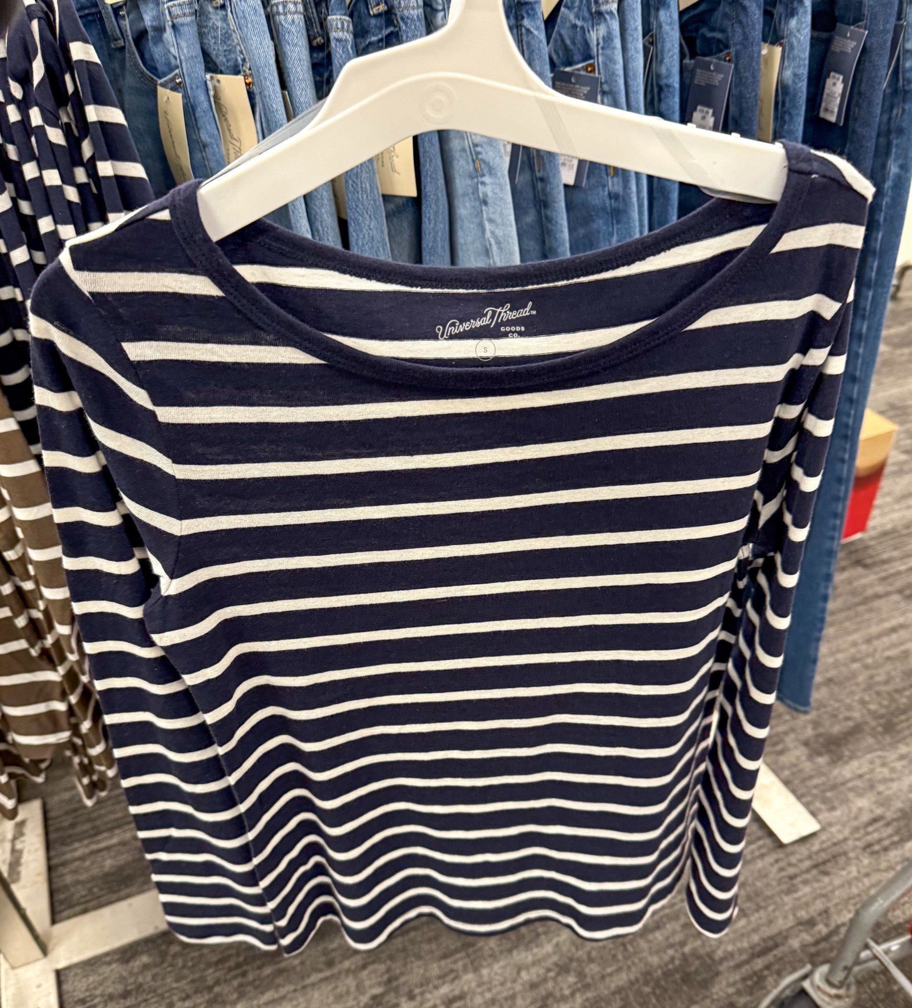 New long sleeve striped tees 

#LTKPlusSize #LTKFindsUnder100 #LTKMidsize