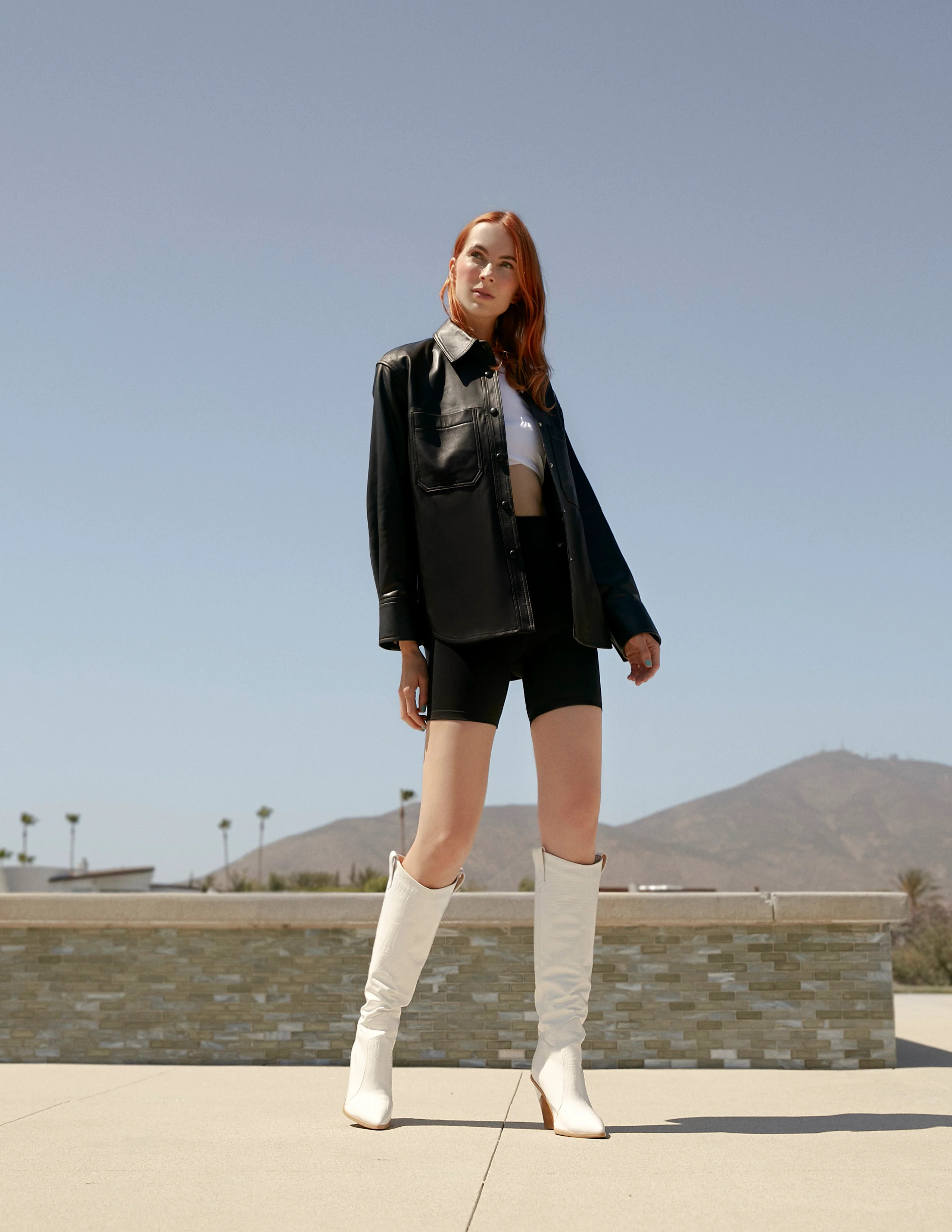 ISADORA OVERSIZED SHACKET | ALL SANTAELLA