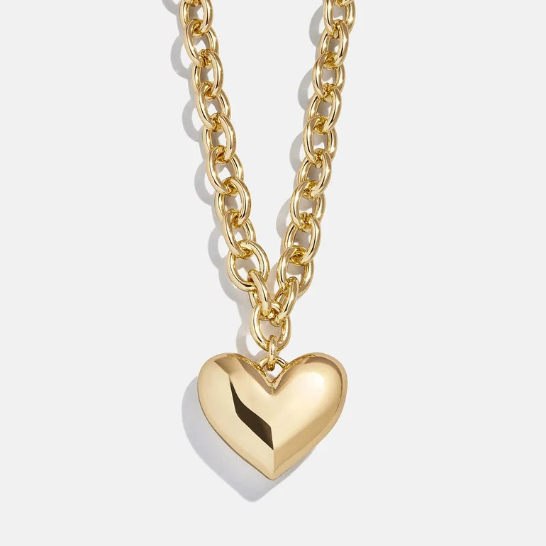Millie Mini Bubble Heart Necklace - Gold | BaubleBar