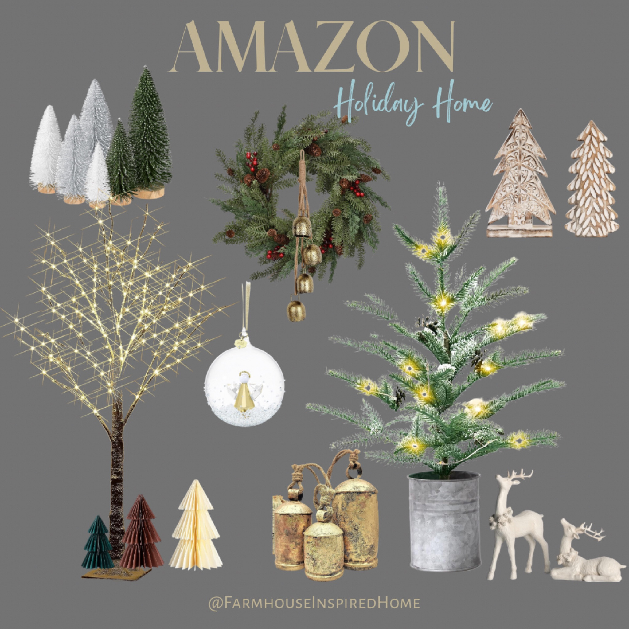 Transform your Home into the spirit of Farmhouse Christmas Holidays with our Favourite Holiday Home Picks

#LTKGiftGuide #LTKHoliday #LTKhome