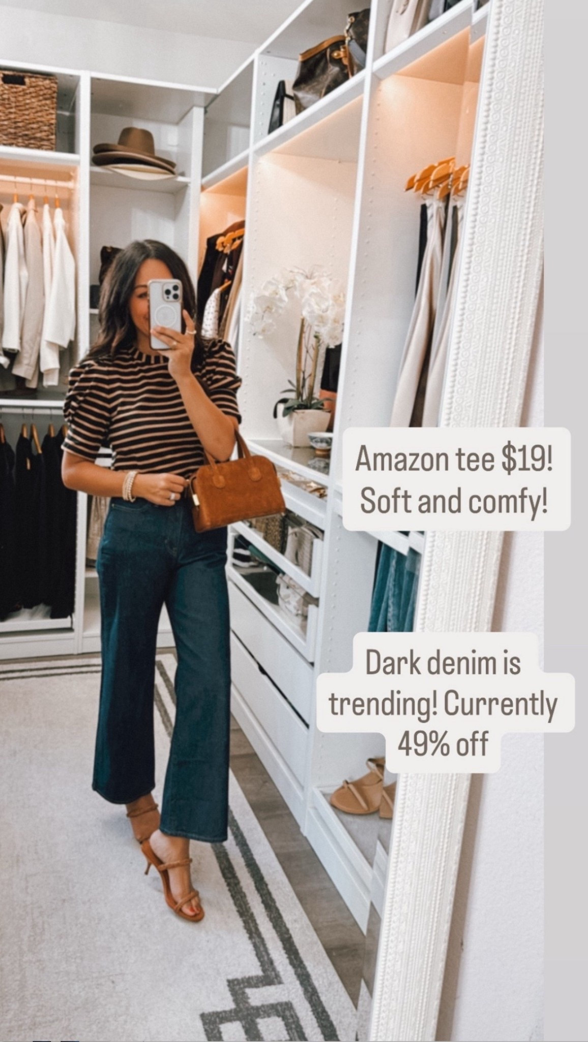 Amazon tee! Perfect for casual wear or dress up for work 
Jeans currently 40% off! Fit TTS 

#LTKStyleTip #LTKOver40