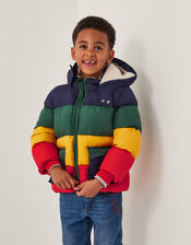 Colourblock Puffer Jacket Multi | Monsoon (UK)