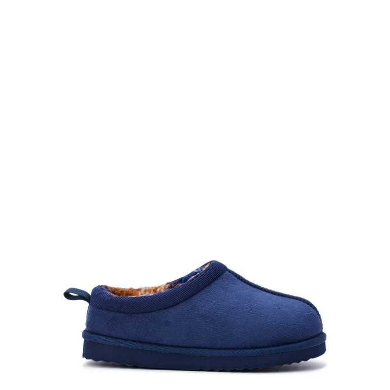 Wonder Nation Boys Faux Suede Slippers, Sizes 11/12-6 | Walmart (US)