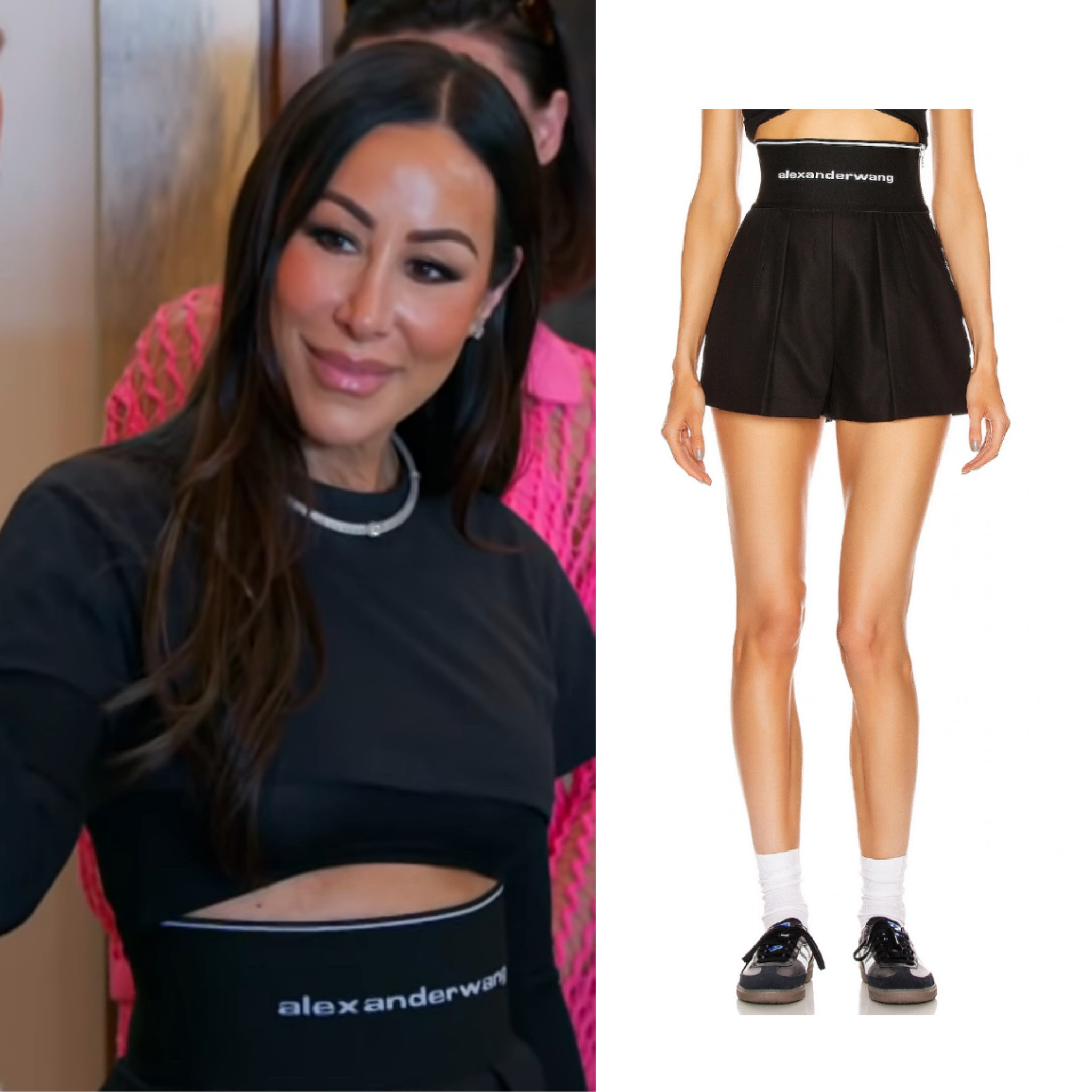 Angie Katsaneva’s High Waisted Shorts 