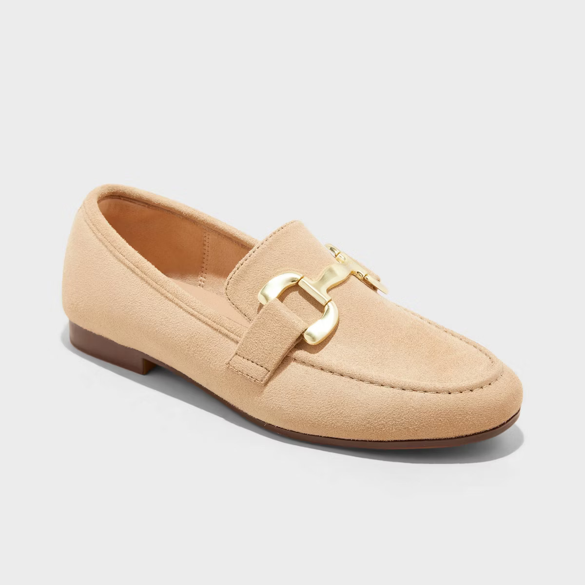 Women's Carolyn Loafers with Memory Foam Insole - A New Day™ Beige 8.5 | Target