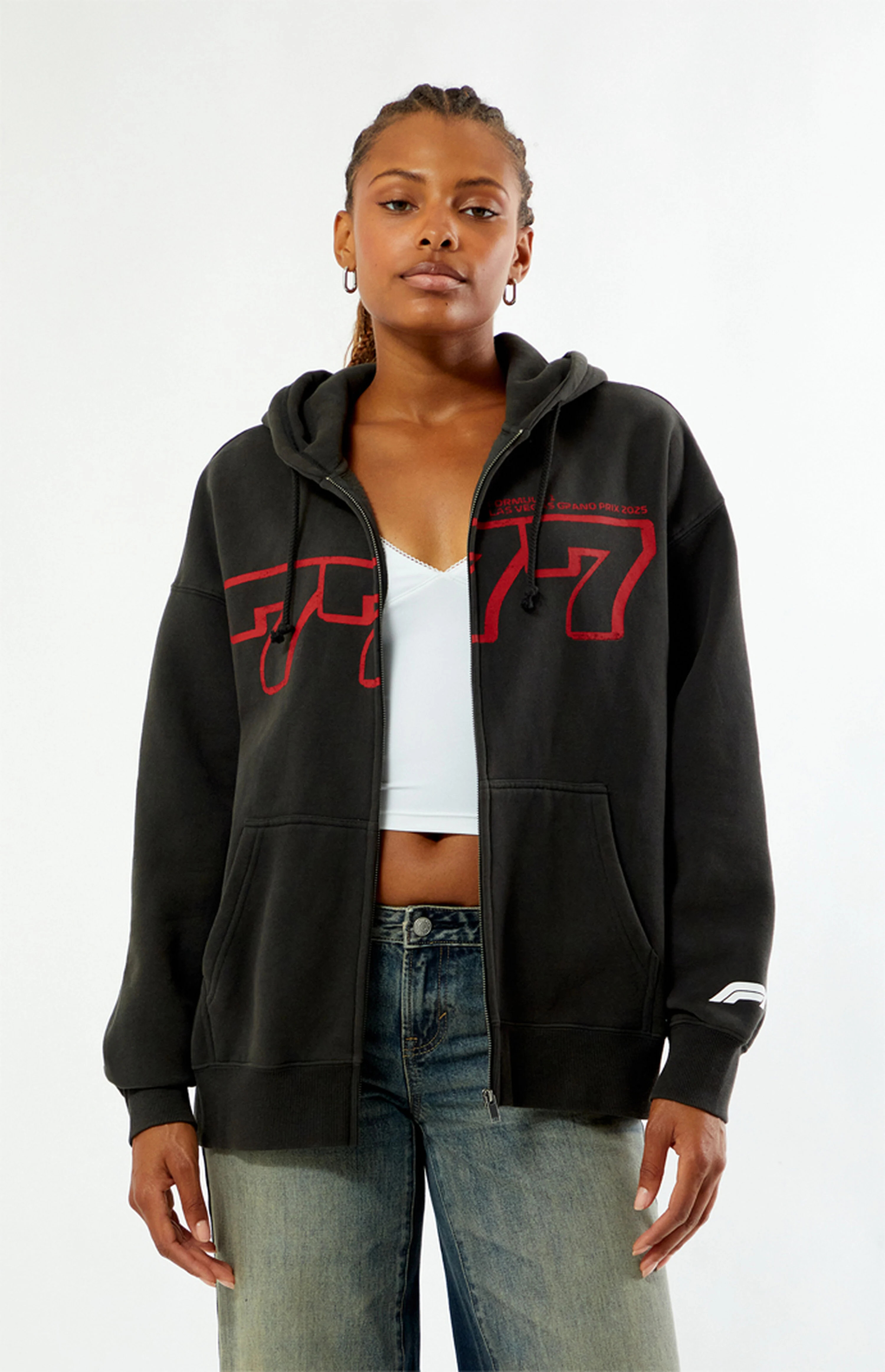 Formula 1 x Pacsun Las Vegas 777 Zip Up Hoodie | PacSun