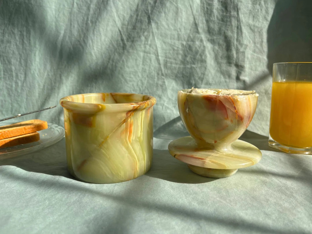 Butter Dish With Lid - French Inspired Butter Keeper, Marble Butter Keeper, Unique Butter Dish, S... | Etsy (US)