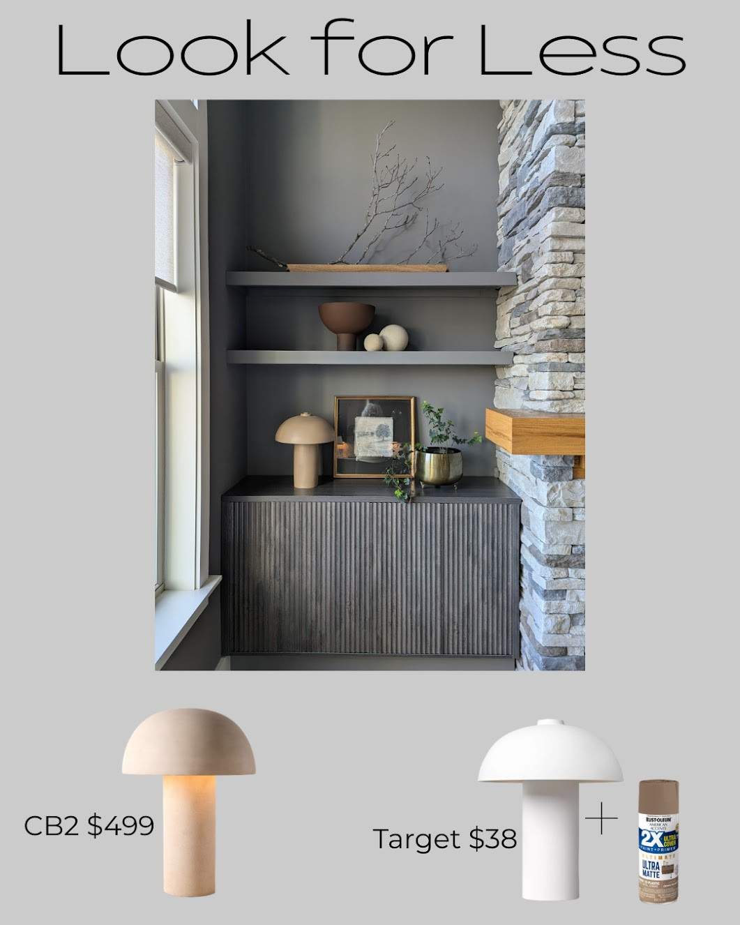 The Target all-ceramic mushroom lamp + a quick coat of spray paint = high-end look for way less. On sale for $38 and honestly such a good dupe. It gives off such a soft, cozy glow.
#mushroomlamp #lamp #homedecor 

 #LTKSpringSale #LTKHome #LTKSaleAlert