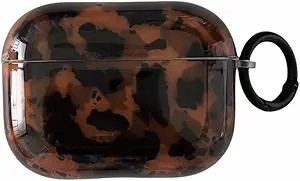 Leopard Cheetah Print Case for AirPods 4th Generation(2024) with Keychain Tortoiseshell Animal Pa... | Amazon (US)