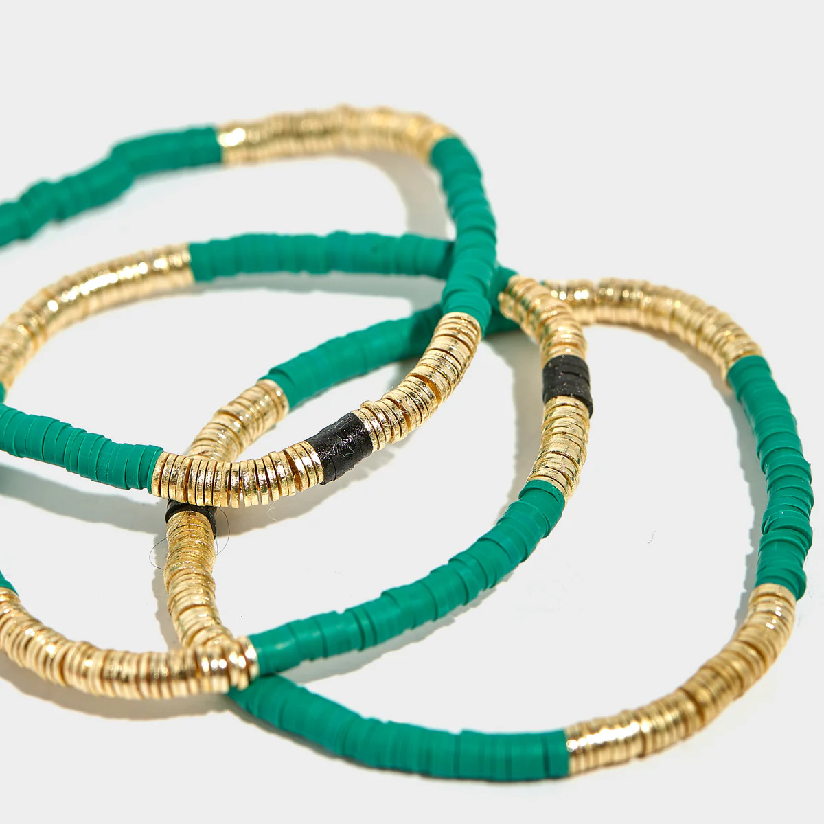 Palm Green Vinyl Bracelet 4mm | Allie + Bess