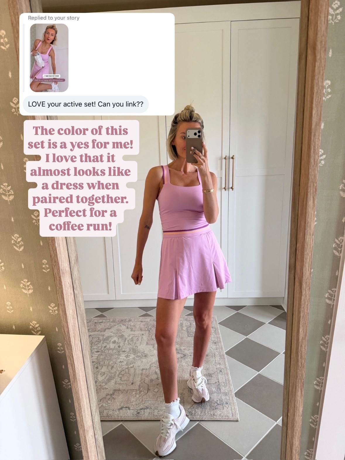 @Target activewear is so good 👏🏼 how cute is this pink set?! Wearing S.

Loverly Grey, Target find, Target fashion, activewear, athleisure, matching set, active set

#LTKootd #LTKSeasonal #LTKActive