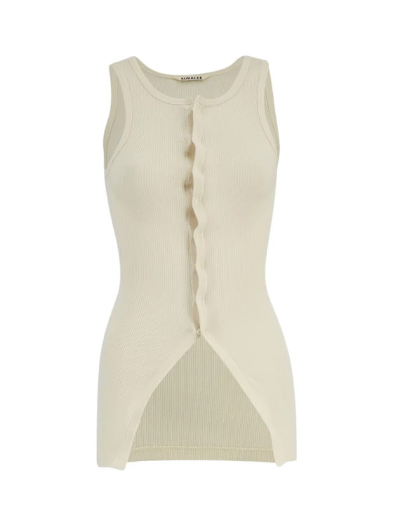 ribbed-knit tank top | Senser US