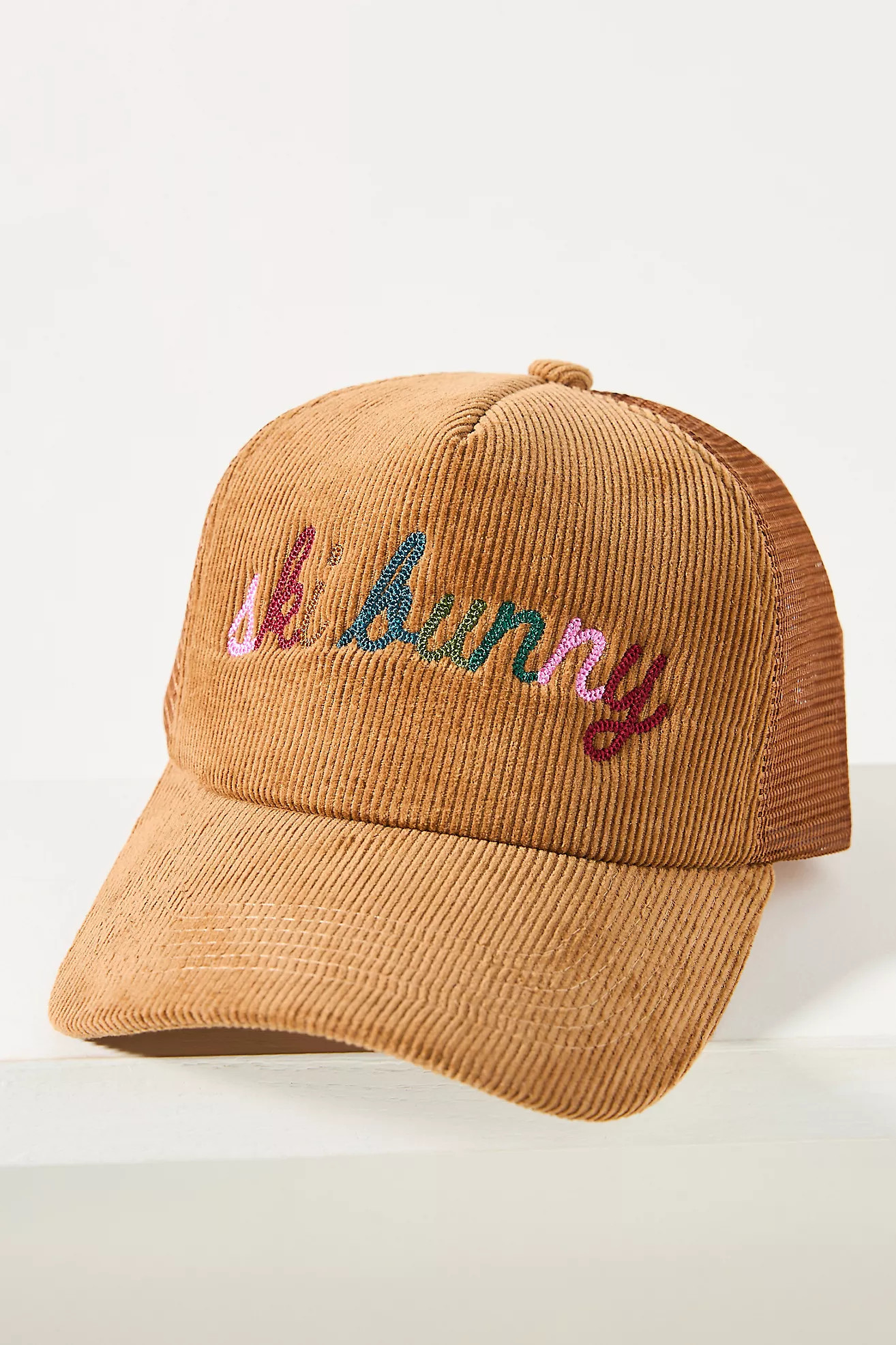 Worn/West Ski Bunny Corduroy Trucker Hat | Anthropologie (US)