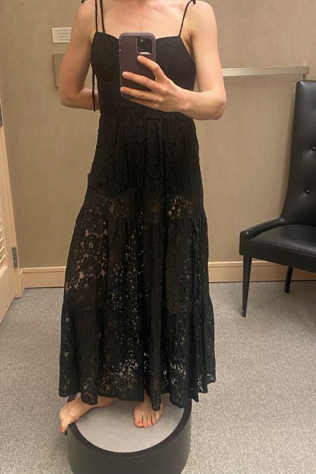 This black lace dress is perfect for a black tie wedding! Wearing a medium. Sold out at Lulus, but tagging similar dresses from Lulu!

Wedding guest dress, fall wedding guest

#LTKFind #LTKU #LTKwedding