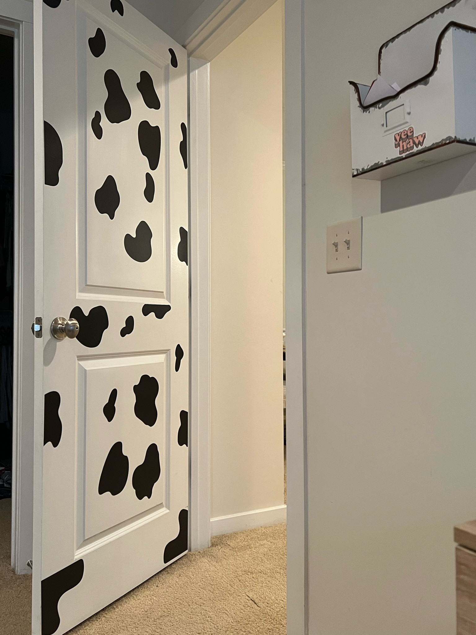 Cow print wall decor I ordered 2 packs!

#LTKhome #LTKSeasonal #LTKunder50