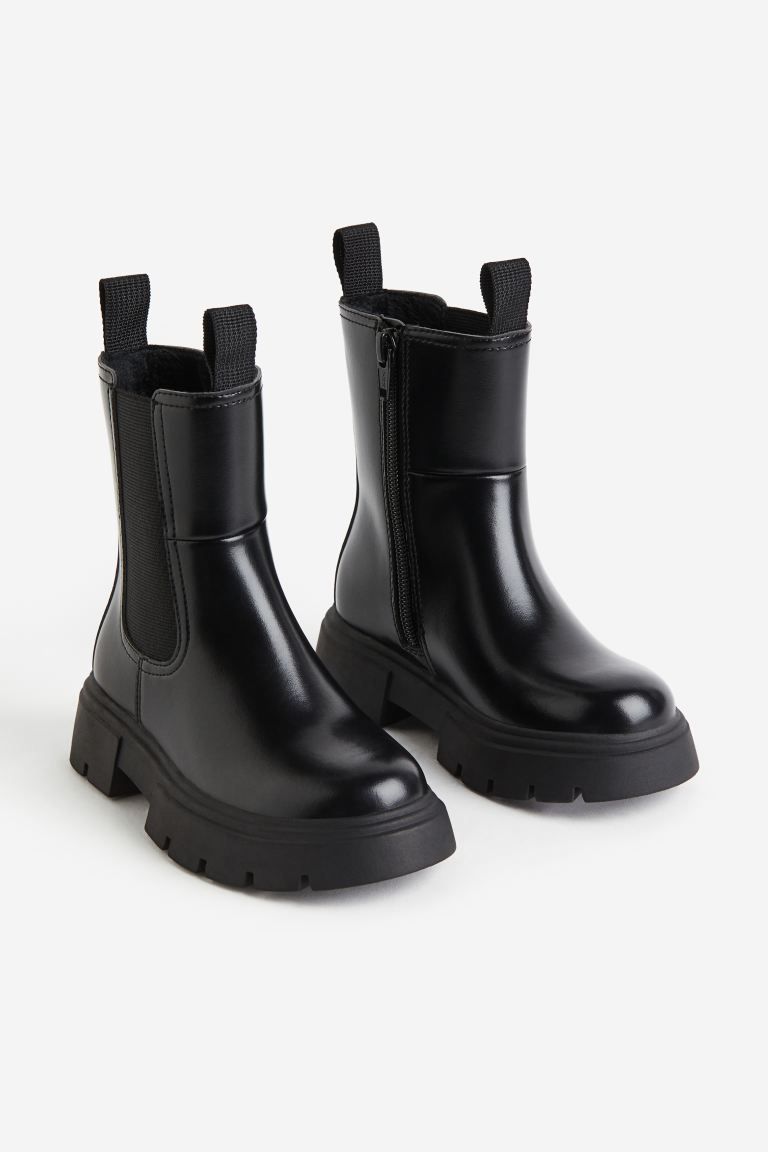 Chunky Chelsea Boots - Black - Kids | H&M US | H&M (US + CA)