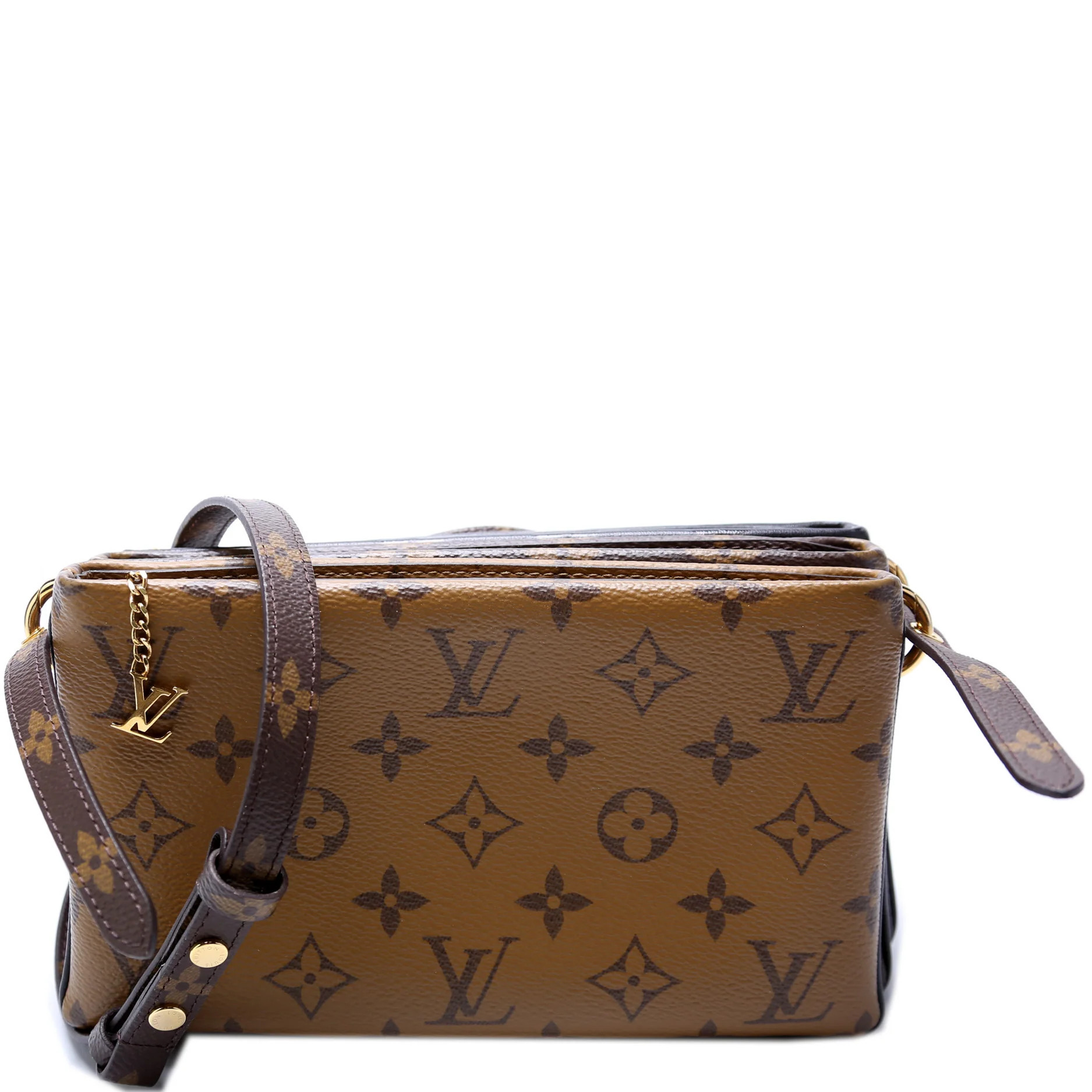LV3 Pouch Monogram / Leather / Reverse Monogram | Keeks Designer Handbags