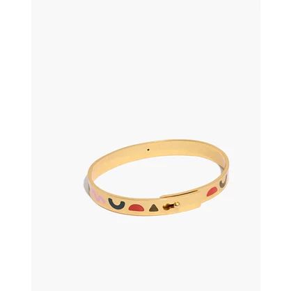 Enamel Glider Bangle Bracelet | Madewell