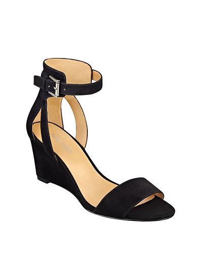 Nobody Suede Wedge Sandals | Lord & Taylor