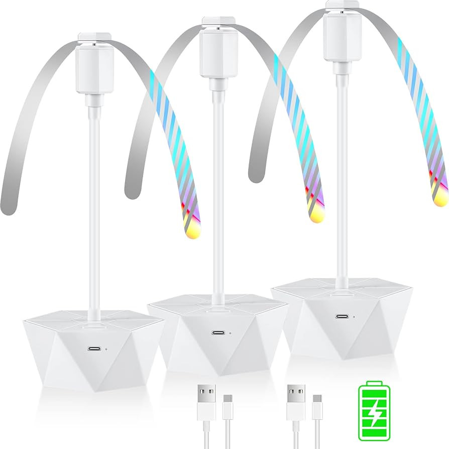 Fly Fans for Tables Rechargeable Fly Repellent Fans for Indoor Outdoor Keep Flies Away, Flies Spi... | Amazon (US)