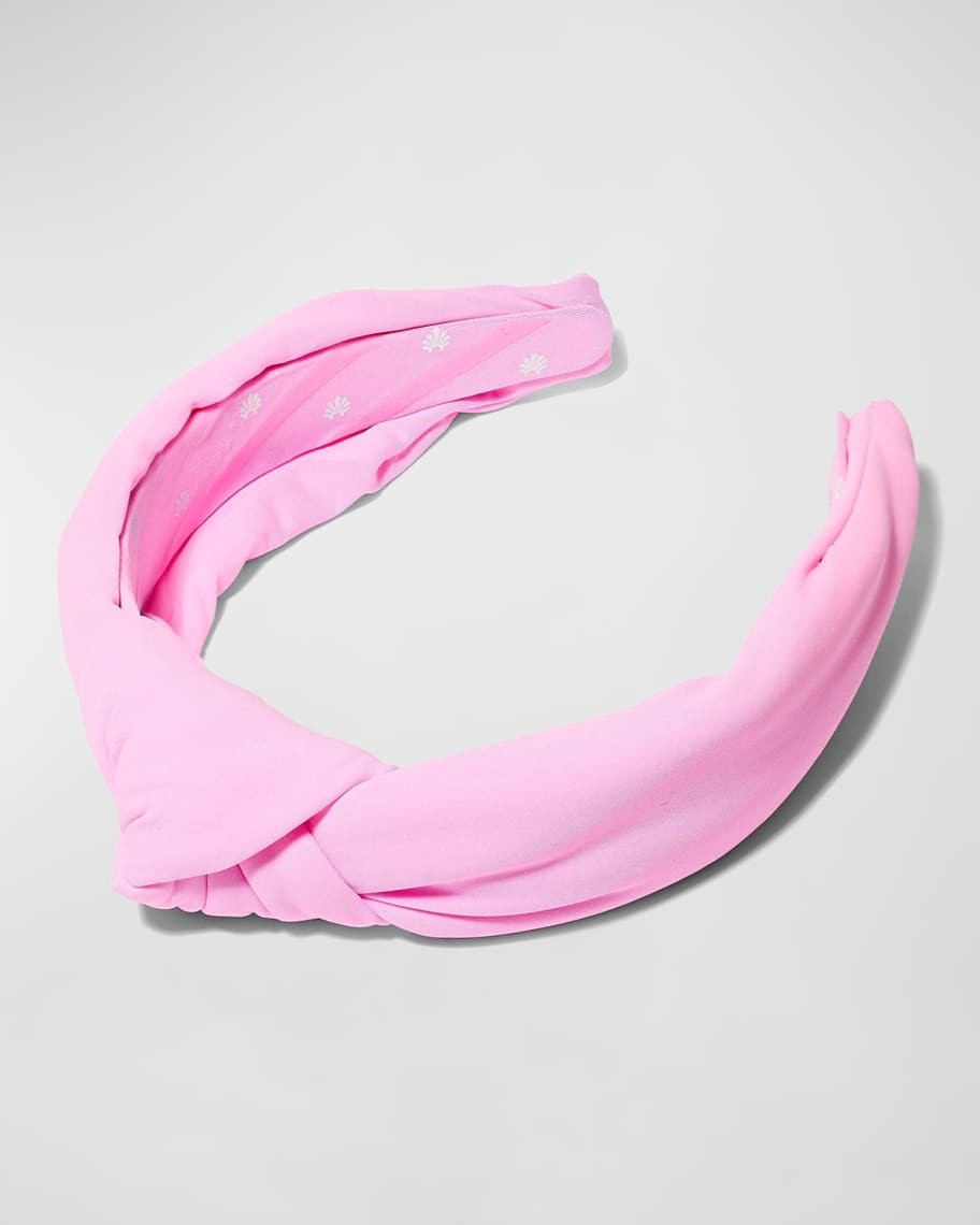 Lele Sadoughi Knotted Neoprene Headband | Neiman Marcus