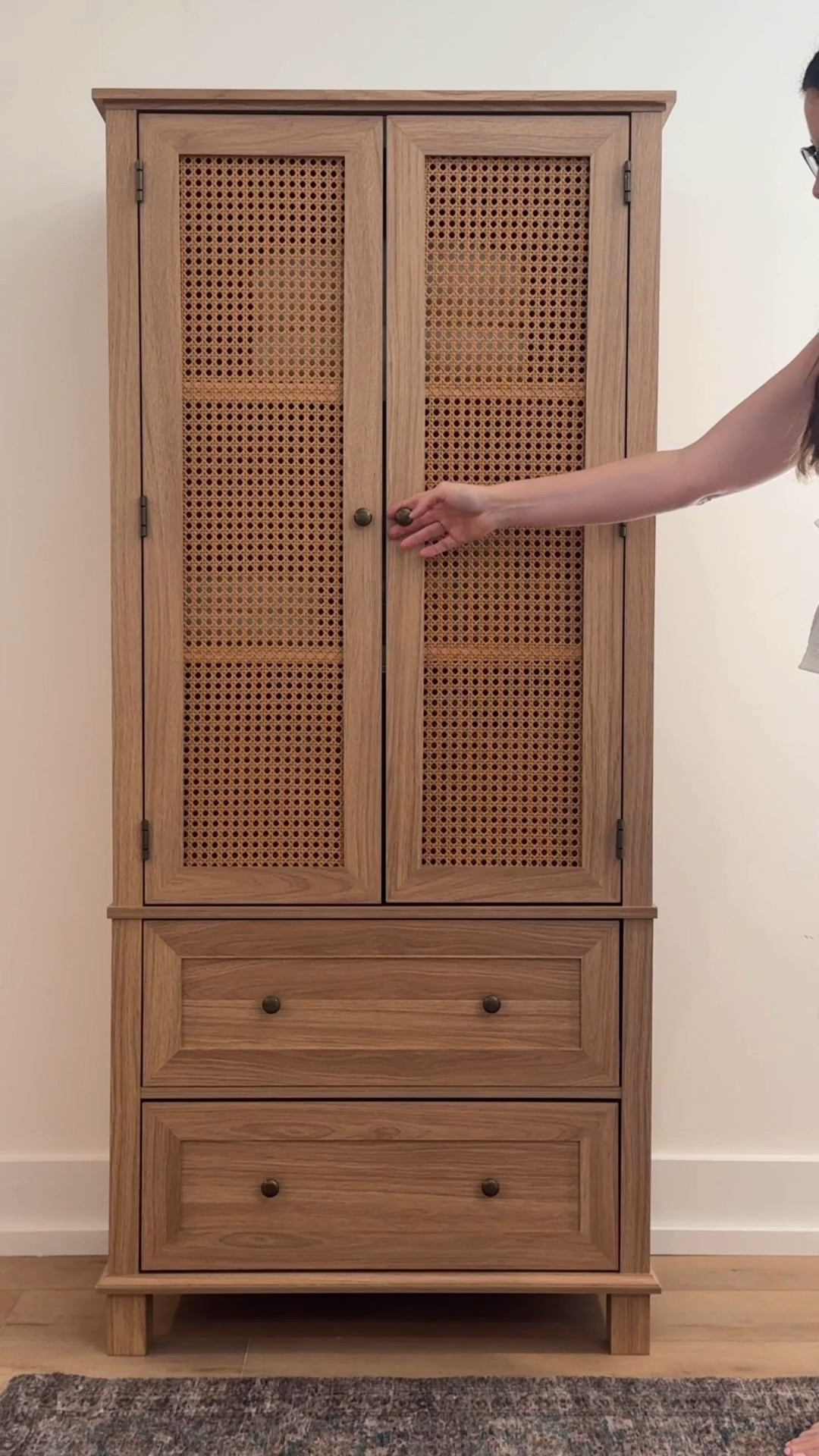 This PB look for less cabinet is currently on sale! We use it in our downstairs bathroom for towels + bathroom storage.

#LTKHome #LTKSaleAlert