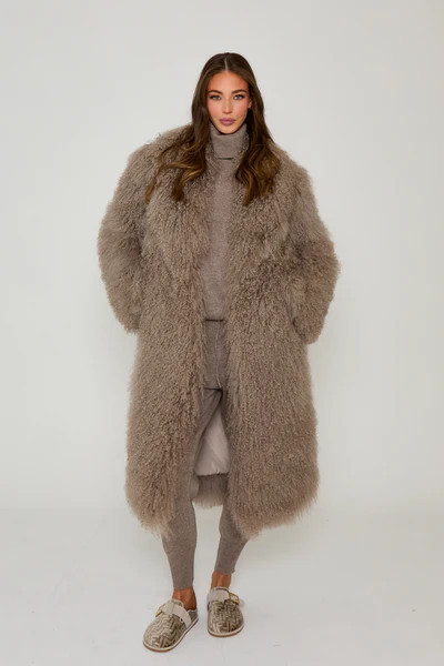 Romy Long Mongolian Coat | Twenty Fall