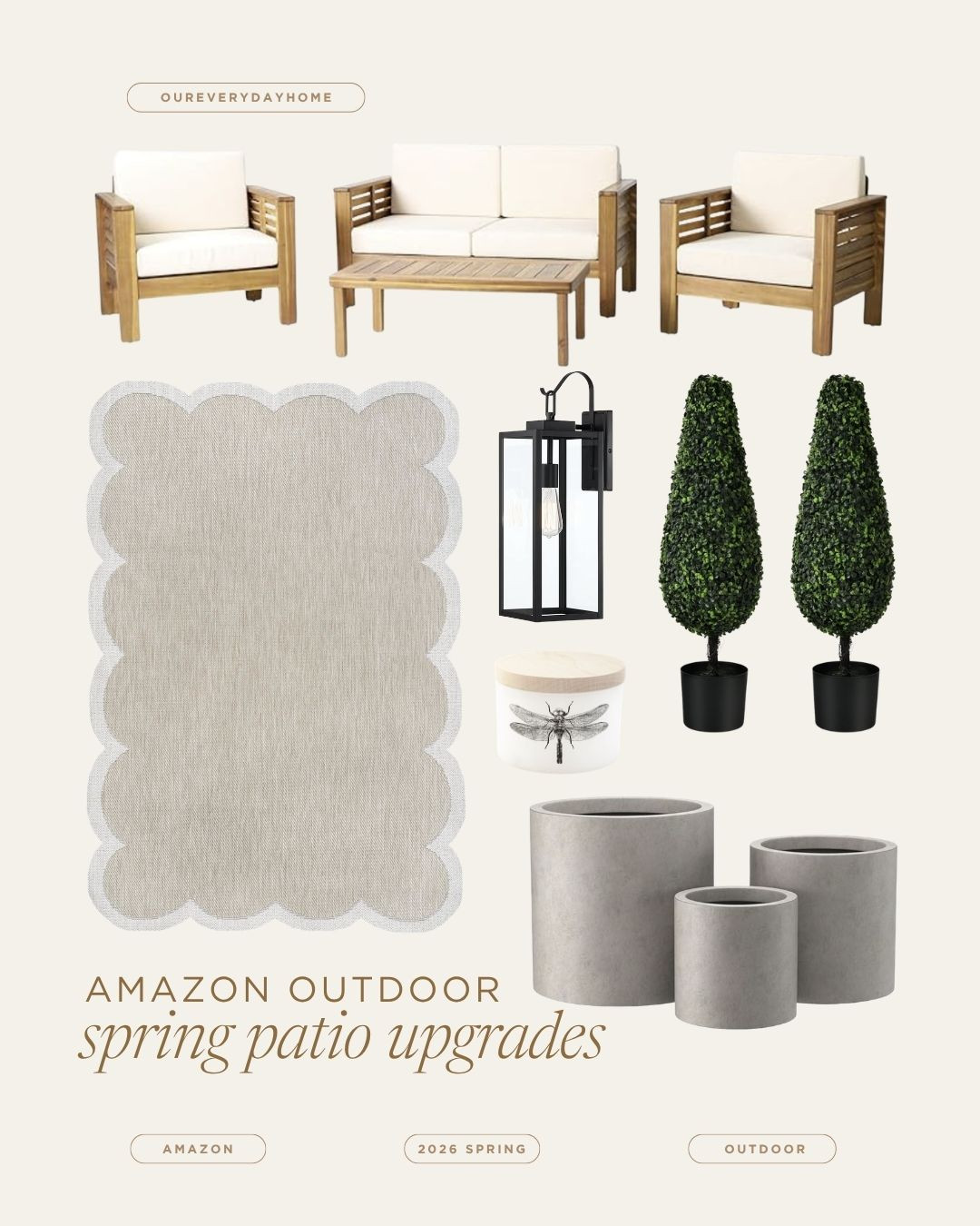 Refresh your patio with these chic upgrades! Perfect for spring and summer weather.


outdoor living
patio furniture
porch home decor
amazon home decor  

 #LTKSeasonal #LTKHome