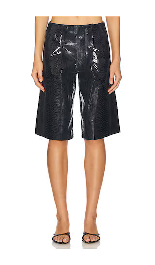 Hudson Jeans X Brooks Nader Cherie Cobra Short in Black. | Revolve Clothing (Global)