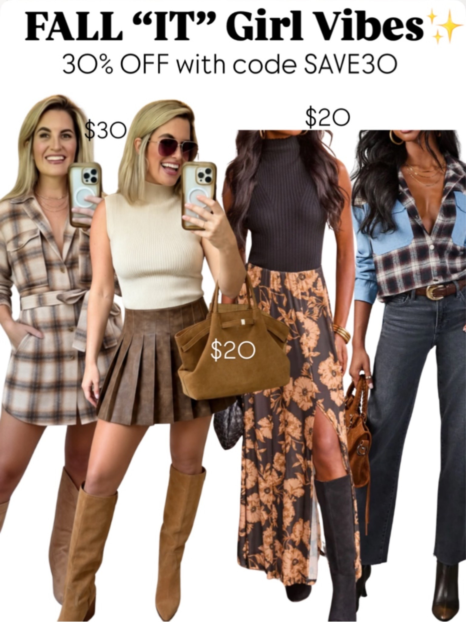 30% off or MORE VICI with code “ SAVE30” (🚨OR the specified code on the page) this is my favorite retailer ver they have the cutest clothes and the quality!


✨SIZING✨Everything is petite friendly I’m 5’2” 125lbs wearing small top/dress and small/4 bottoms 
.
ViCi, ViCi denim, denim, sweater, ViCi smaller, discount code, Walmart outfit, Walmart jeans, Walmart finds, Walmart set, 2 piece set, Walmart sale, Skincare, anti aging skin care, pdrn, red light therapy, Target,

#LTKSaleAlert #LTKPetite #LTKActive