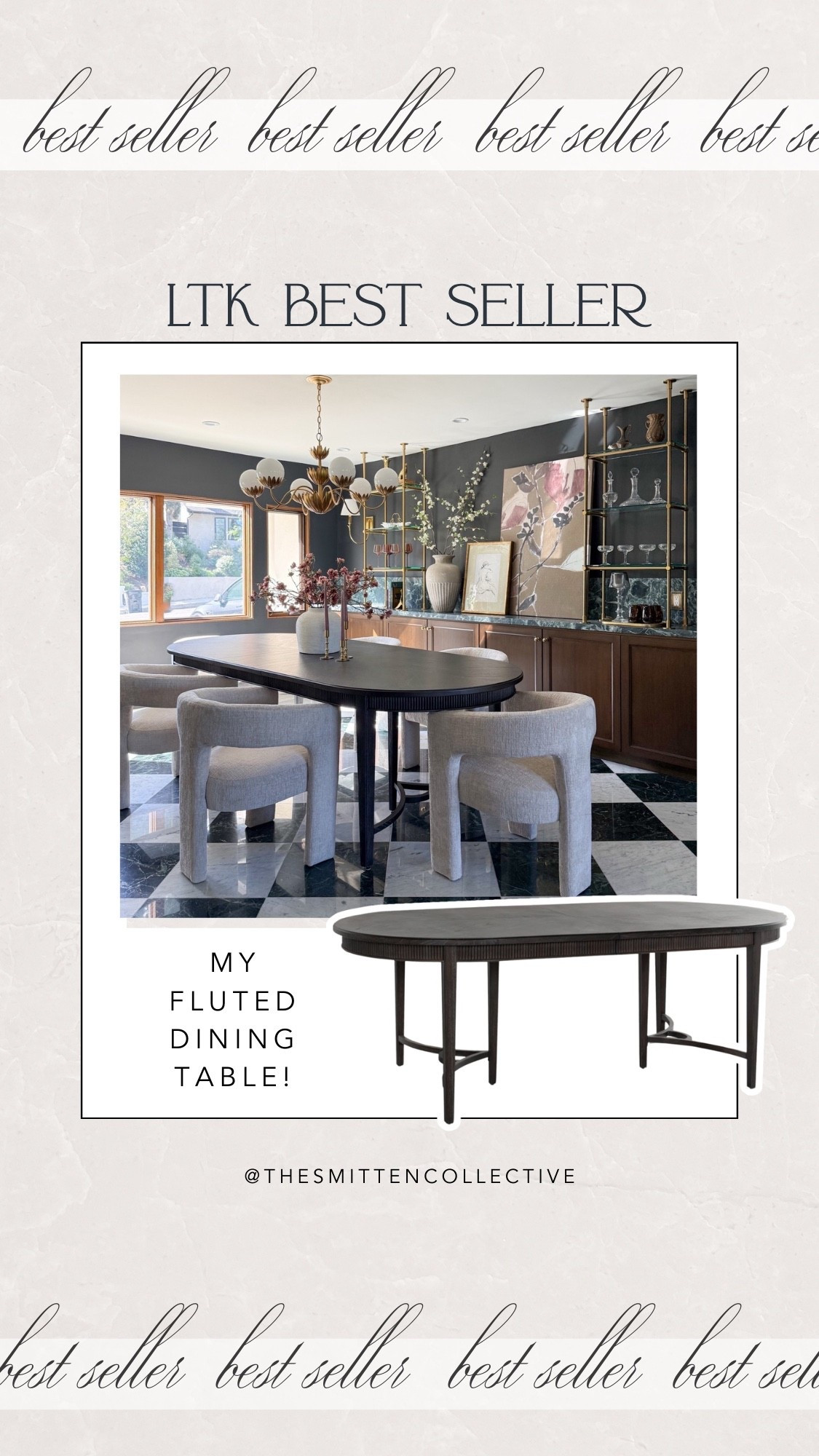 Last week’s ltk best seller was my fluted dining table that I love!! And it’s currently on sale!! 👏🏻✨

Dining table, dining room, Sale alert, best seller 

#LTKHome #LTKSeasonal #LTKSaleAlert