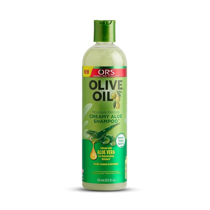 ORS Olive Oil Moisture Restore Creamy Aloe Shampoo Infused with Aleo Vera 12.5 Ounce | Amazon (US)