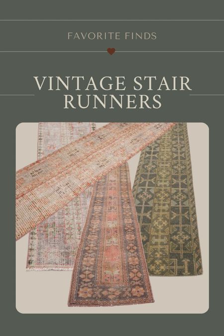 I picked a bunch of my favorite vintage Turkish runners from Etsy to use as a stair runner in your home! 

#LTKhome