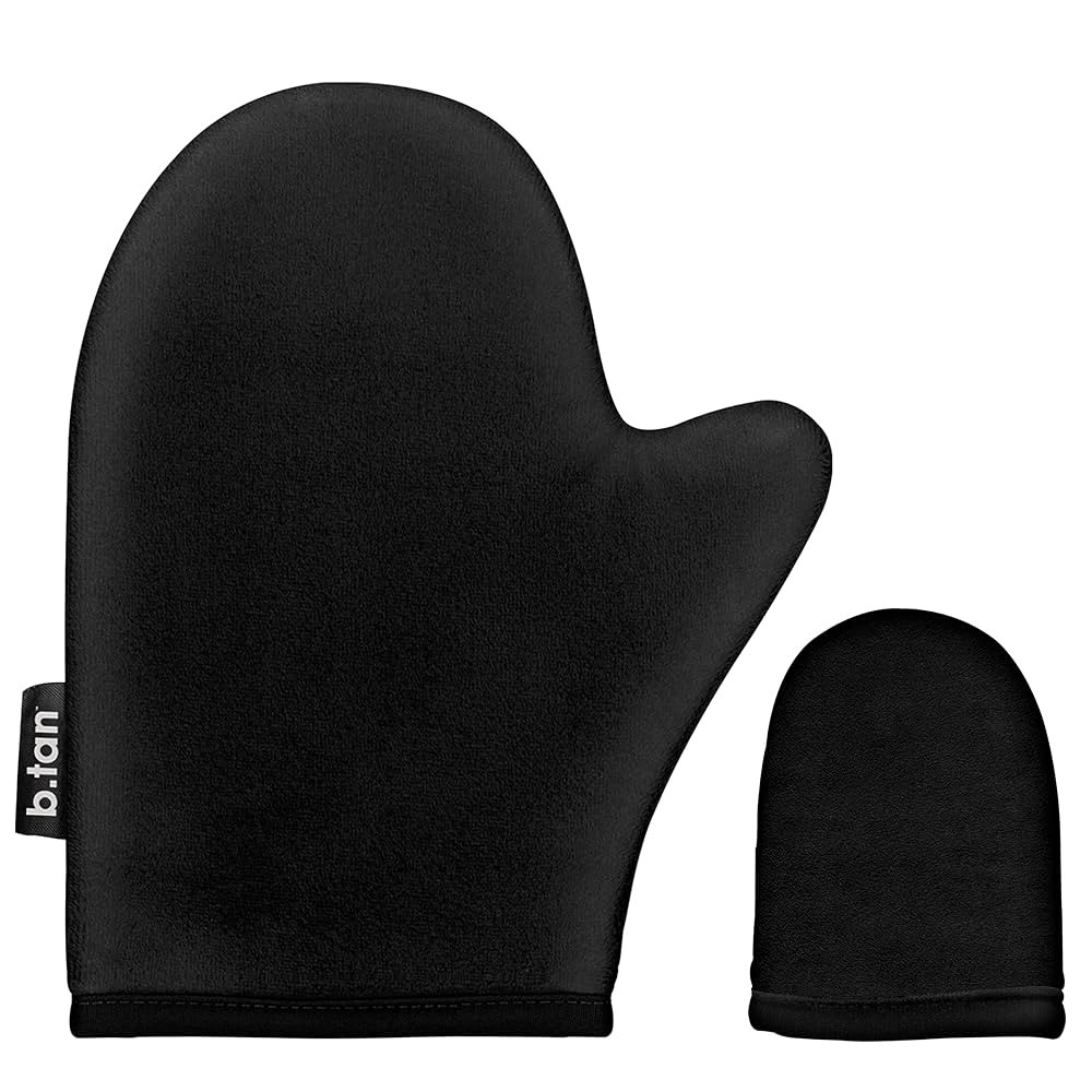 b.​tan Face + Body Self Tanning Mitt Kit | Face & Body Mitt Bundle - Streak-Free, Velvety Soft,... | Amazon (US)