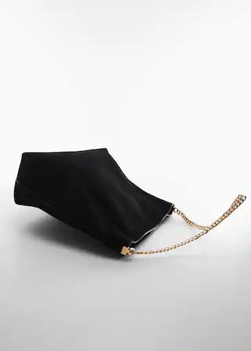 Chain leather bag -  Women | Mango USA | MANGO (US)