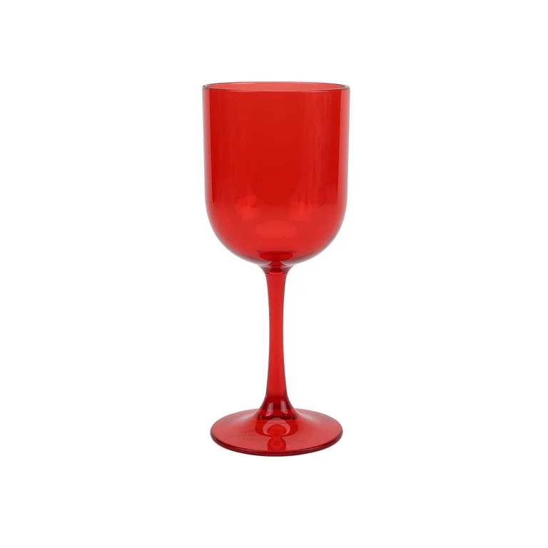 Just Feed Me by Jessie James Decker 12oz Stemmed Wine Glass, Red | Walmart (US)