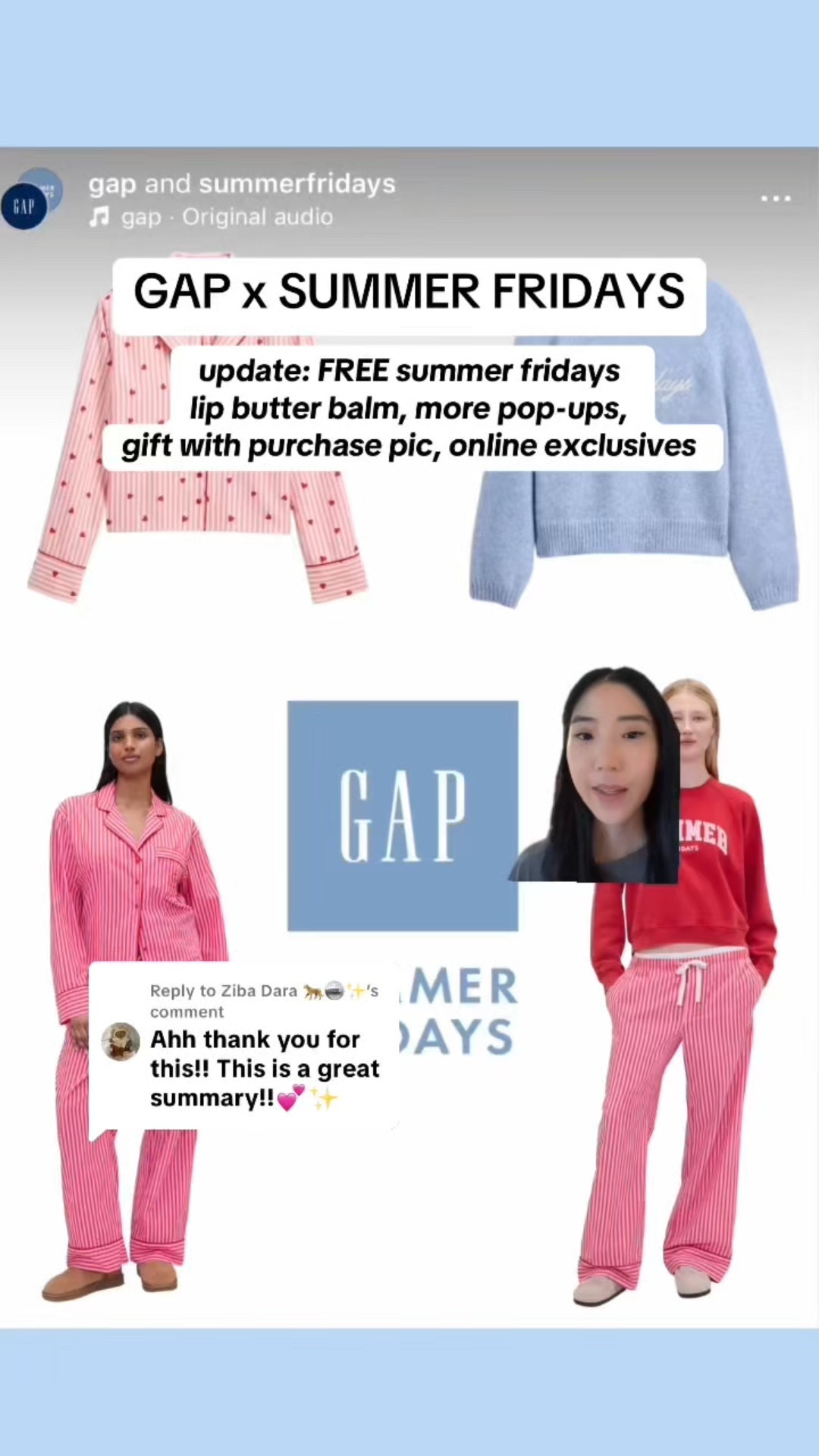Gap x Summer Fridays limited edition collection!! Drops December 12 at 9am PT/12pm ET!

#gap #summerfridays #giftguide #sweatshirt #matchingset #makeup #sephora #casual #pajamas #pajamaset #everyday #loungewear

#LTKgrwm #LTKSeasonal #LTKootd